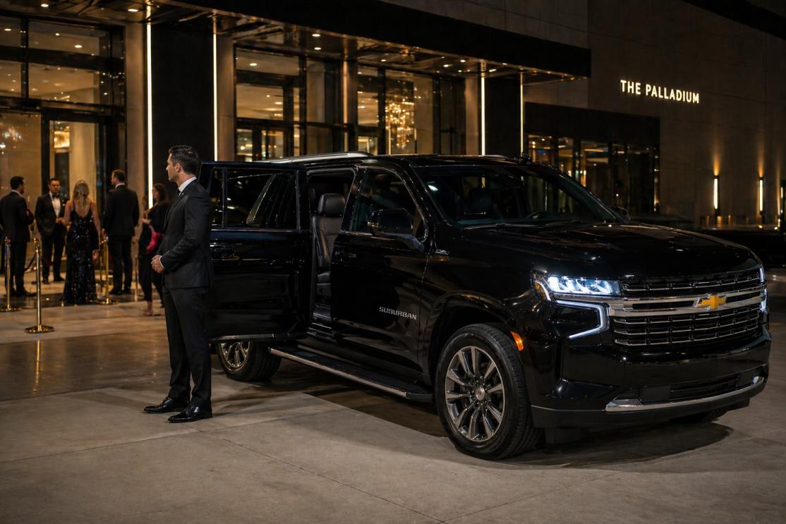 Luxury SUV chauffeur service for Los Angeles Airport to Palm Springs transportation